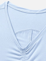 Drawstring Ruched Wide Strap Active Tank - V.I.P Digital Presence