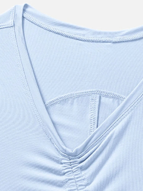 Drawstring Ruched Wide Strap Active Tank - V.I.P Digital Presence