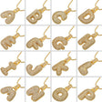 Fashion 26 Letters Necklace Custom Name Pendant Charm For Men And Women A-Z Alphabet Cubic Zircon Hip Hop Jewelry Gift - V.I.P Digital Presence