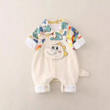 Newborn Jumpsuit  Baby Boys Girls Rompers 0-18 Months Toddler Clothing Infant Long Sleeve Doodle Kids Cotton Onesies - V.I.P Digital Presence