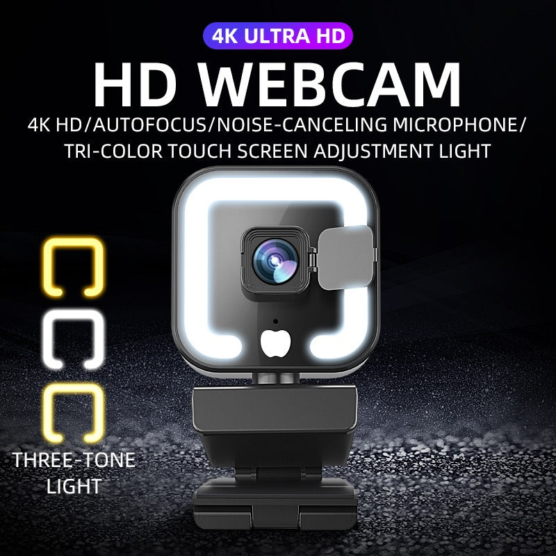 4k beauty autofocus 1080p computer camera high-definition network USB live streaming webcam2k - V.I.P Digital Presence