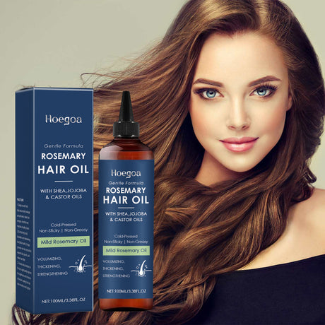 Rosemary Hair Care Oil Nourishes, Strengthens, Smoothes And Improves Scalp Massage Treatment Essence - V.I.P Digital Presence