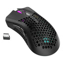 2.4GHz Wireless Gaming Mouse 7 Button 1600 DPI Adjustable RGB Backlit Rechargeable Mouse Lightweight Honeycomb Shell Gamer Mice - V.I.P Digital Presence
