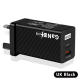 65W Gallium Nitride Charger Dual Line Charging Head - V.I.P Digital Presence