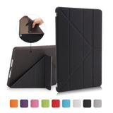 Case Cover for iPad 9.7 2017, GOLP PU Leather Magentic Smart Cover Soft TPU Back Protective Case for iPad 2018 cover A1822 A1823