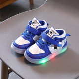 Luminous casual shoes, baby soft soled shoes, luminous shoes, boys and girls board shoes - V.I.P Digital Presence