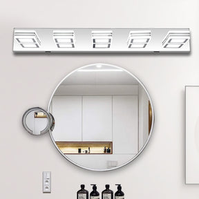 LED Modern Chrome Makeup Light, 5-Lights Acrylic Chrome Makeup Mirror Light - V.I.P Digital Presence