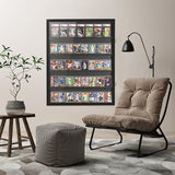 Large Sports Card Display Cases. Wooden, UV - protected acrylic fronts. For football, basketball, hockey cards. - V.I.P Digital Presence