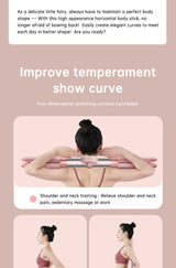 Adjustable open back shoulder stick correct hunchback correction cross yoga stick for corrective posture - V.I.P Digital Presence