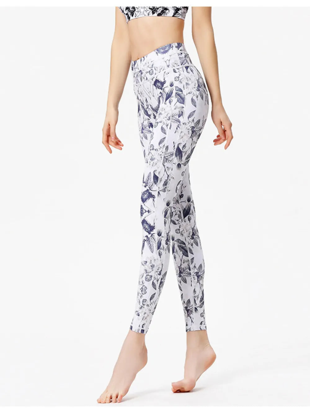 Printed Active High Waist Leggings - V.I.P Digital Presence