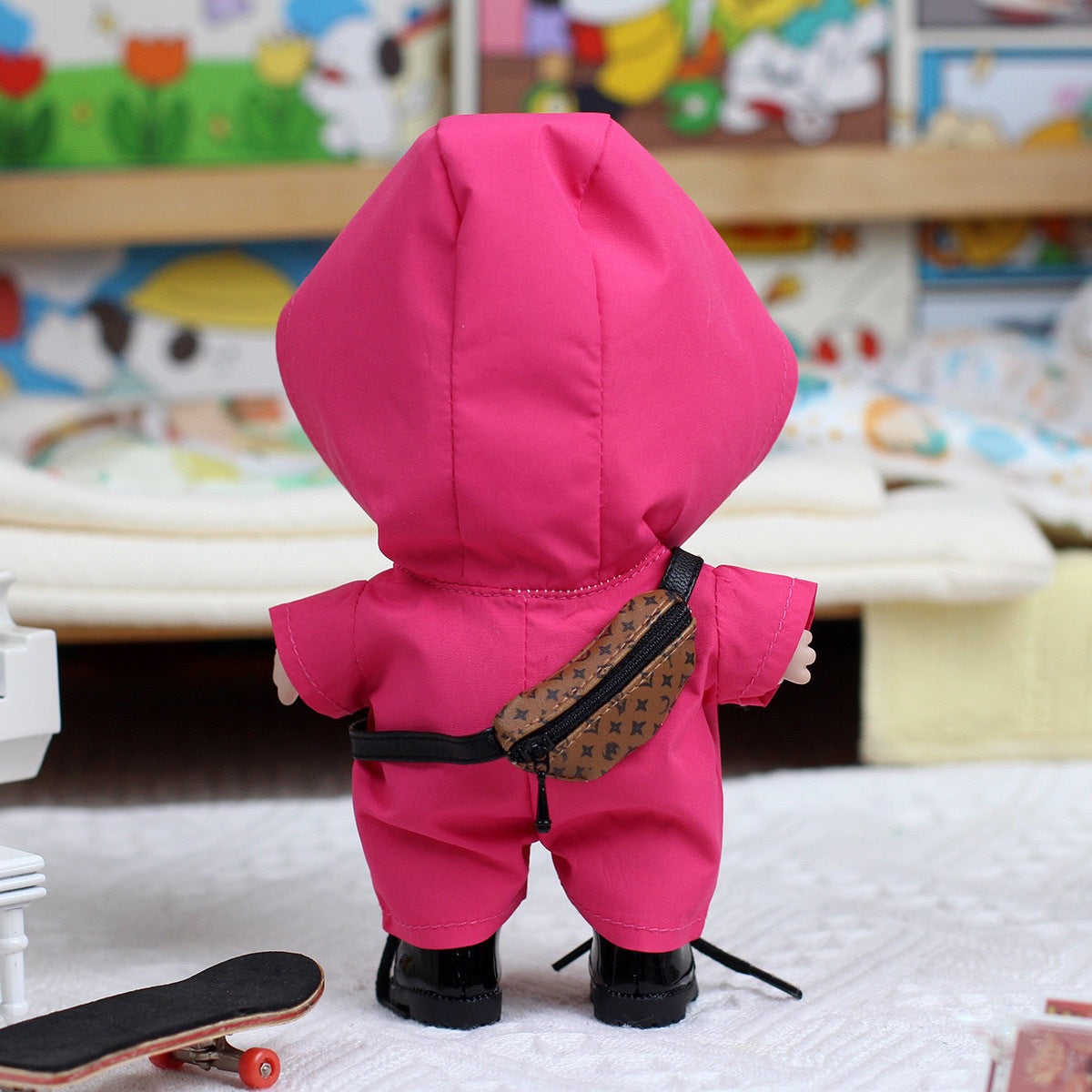 17cm Labrador Macaron Pendant Doll Hoodie Outdoor Sports Hoodie Stormtrooper - V.I.P Digital Presence