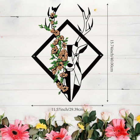 Iron animals elephants lions hummingbirds home wall hanging hardware crafts pendants metal decorations - V.I.P Digital Presence