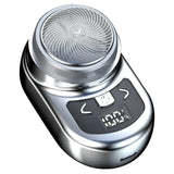 Portable Electric Shaver Pocket Shaving For Men Mini Beard Shaver LCD Power Display Rechargeable Travel Home Shaver Easy Install - V.I.P Digital Presence