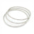 3mm smooth plain circular ring bracelet with multiple layers for wearing wristbands and accessories - V.I.P Digital Presence