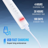 5-Speed High Frequency Vibrating Tooth Cleaner USB Electric Toothbrush Cleaning Device To Remove Stained Calculus Set Tooth Cleaning Instrument - V.I.P Digital Presence