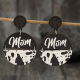 Alloy Wooden Dangle Earrings - V.I.P Digital Presence