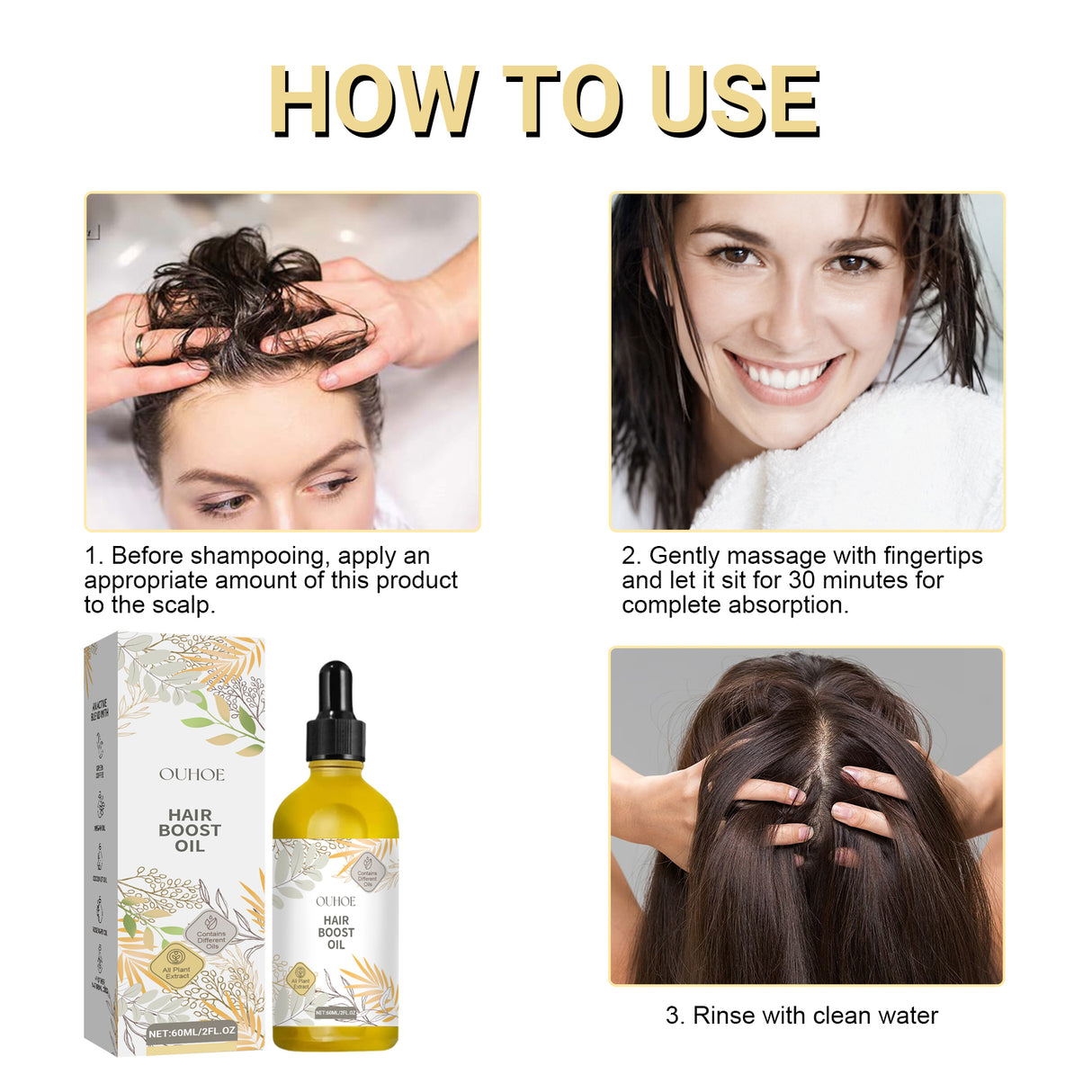 Hair Care Essential Oil Nourishes Hair, Softens Shine, Improves Hair Quality And Moisturizes Hair Care Essential Oil - V.I.P Digital Presence