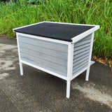 Outdoor Breathable Cat House for Outside Cats,Cat Shelter for Feral Cats with Escape Door,Porch Deck - V.I.P Digital Presence