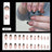 Sweet cool black French flash gold powder almond nails European and American fake nails removable nail pieces - V.I.P Digital Presence