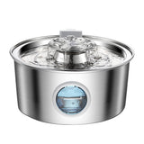 Stainless Steel Smart Pet Water Dispenser with Automatic Circulation and Filtration, Large Capacity Feeder for Cats and Dogs - V.I.P Digital Presence