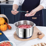 Electric Meat Grinders, 5L Food Processor, Stainless Steel Multifunctional Vegetable Slicer, Kitchen Chopper & Mixer - V.I.P Digital Presence