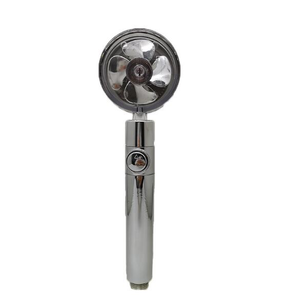 Onder Druk Douchekop Shower Nozzle Water-saving Flow 360 Rotating High-pressure Nozzle With Small Fan - V.I.P Digital Presence
