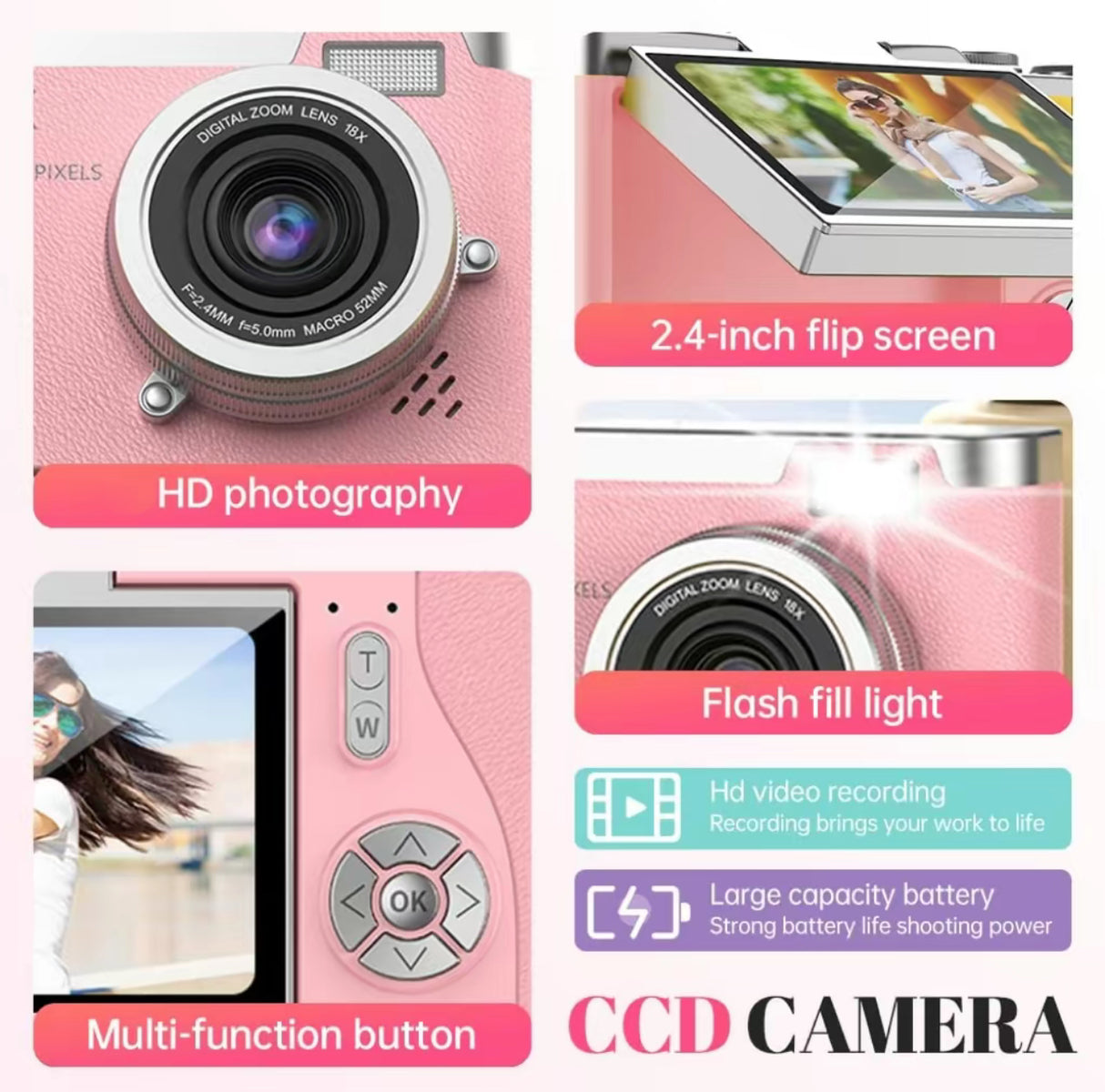 VlogSnap 1080P Camera