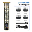 T9 Hairdresser With LCD Display Electric Hair Clipper Household Large Screen Digital Display Electric Hair Clipper Carving Oil Head Shaver Hair Clipper - V.I.P Digital Presence