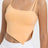 Slit Asymmetrical Neck Active Cami - V.I.P Digital Presence