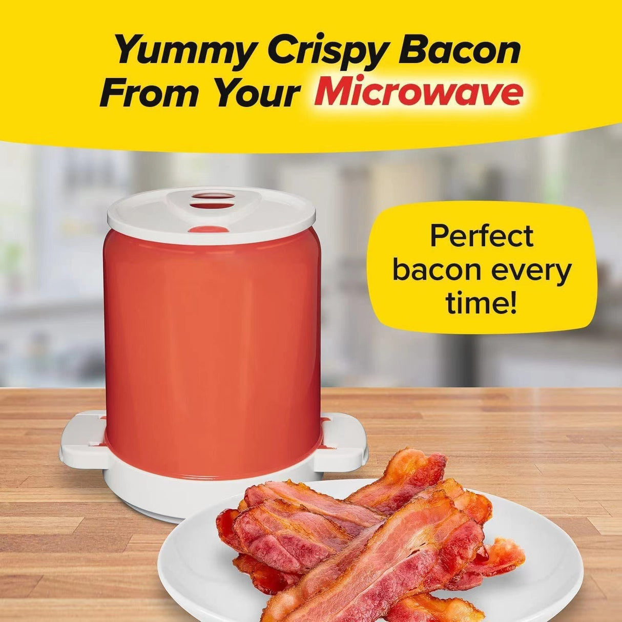 Microwave grill, bacon grill, meat plate, oven, meat box, food grade PP - V.I.P Digital Presence