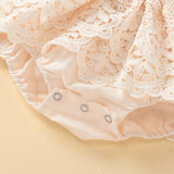 Solid color backless lace up baby jumpsuit - V.I.P Digital Presence