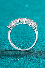 2.5 Carat Moissanite 925 Sterling Silver Ring - V.I.P Digital Presence