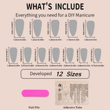 Almond-shaped French edge manicure, mandarin duck color gold corrugated fake nails finished product - V.I.P Digital Presence