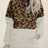 Color Block Half Zip Long Sleeve Fuzzy Sweatshirt - V.I.P Digital Presence