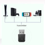 Suitable for PS5 Bluetooth wireless headphone adapter PC computer/PS5/PS4/Switch Bluetooth transmitter - V.I.P Digital Presence
