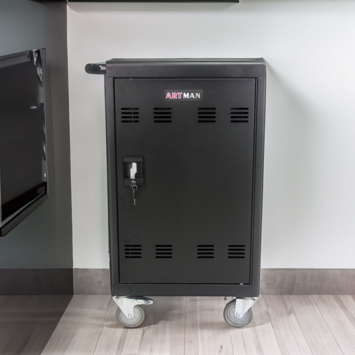 Mobile Charging Cart and Cabinet for Tablets Laptops 30-Device - V.I.P Digital Presence