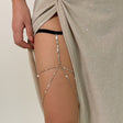 Lolita lace sexy leg ring body chain spicy girl beach fringe rhinestone thigh chain - V.I.P Digital Presence