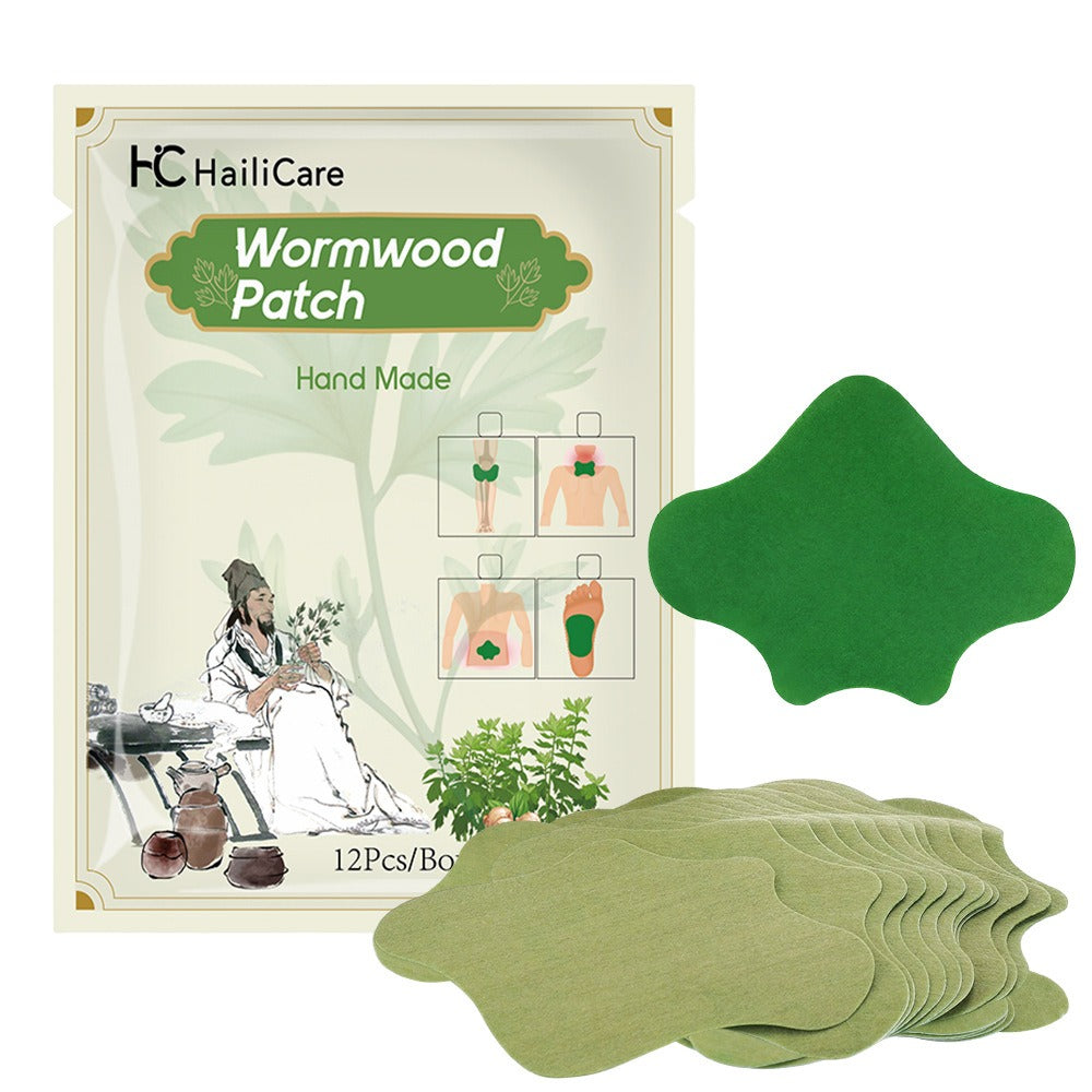 12pieces/Bag Foot Neck Knee Waist Massage Stickers Wormwood Natural Plant Self-heating Relief Joint Ache Pain Cinnamon Ginger - V.I.P Digital Presence