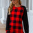Plaid Round Neck Long Sleeve T-Shirt - V.I.P Digital Presence