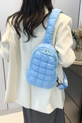 Quilted Nylon Crossbody  Bag - V.I.P Digital Presence