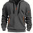 Half zip hoodie hooded sweatshirt with multiple pockets zipper pullover for men's sports and casual sweatshirt for men - V.I.P Digital Presence