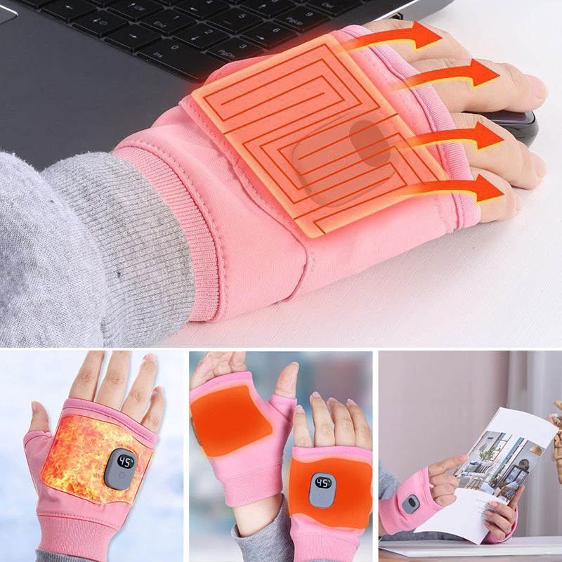 1 Pair of Rechargeable Winter Heated Gloves. USB-powered, great for outdoor activities like cycling, skiing, and motorcycling. - V.I.P Digital Presence
