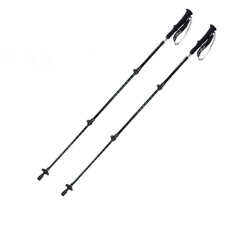 Climbing cane Outdoor telescopic cane Carbon fiber anti slip climbing and hiking folding cane - V.I.P Digital Presence