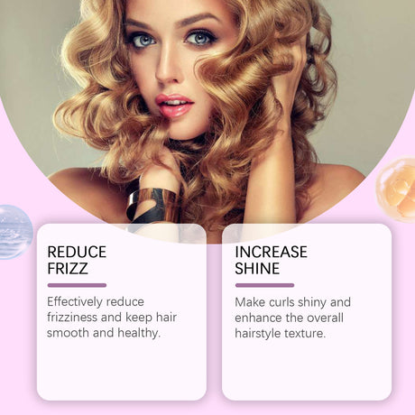 Non-Evaporating Film Curl Cream Nourishes And Restores Curly Hair Elastic Volumizing Long Lasting Styling Cream For Lazy People - V.I.P Digital Presence