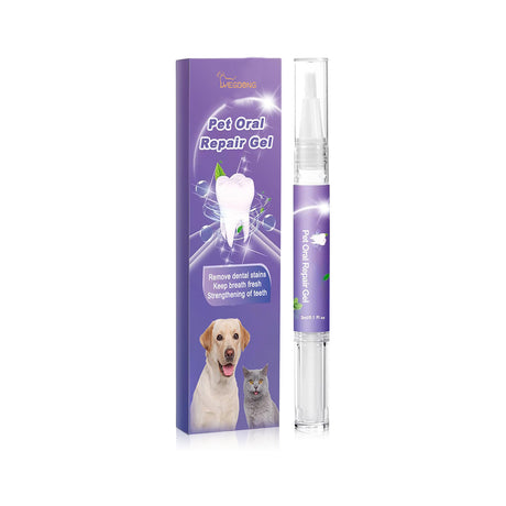 Pet Oral Care Gel for Deep Cleaning of Dog and Cat Teeth Stains and Oral Hygiene - V.I.P Digital Presence