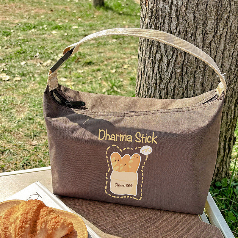 Maillard dessert style large capacity insulated portable lunch box bag student picnic ice pack - V.I.P Digital Presence