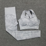 2PCS Camouflage Camo Yoga Set Sports Wear For Women Gym Fitness Clothing Booty Yoga Leggings + Sport Bra GYM Sport Suit Femme - V.I.P Digital Presence