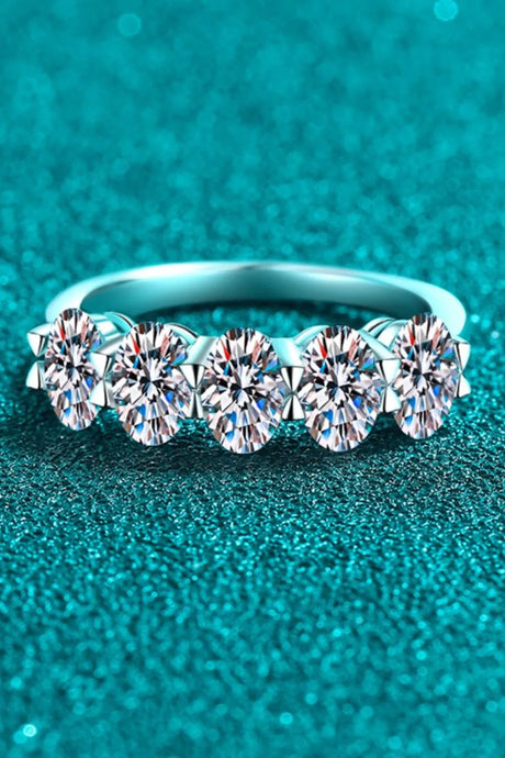 2.5 Carat Moissanite 925 Sterling Silver Ring - V.I.P Digital Presence