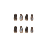 Dark Butterfly Long Ballet Nail Manicure Nail Pieces Personalized Wearing A Removable Nail - V.I.P Digital Presence