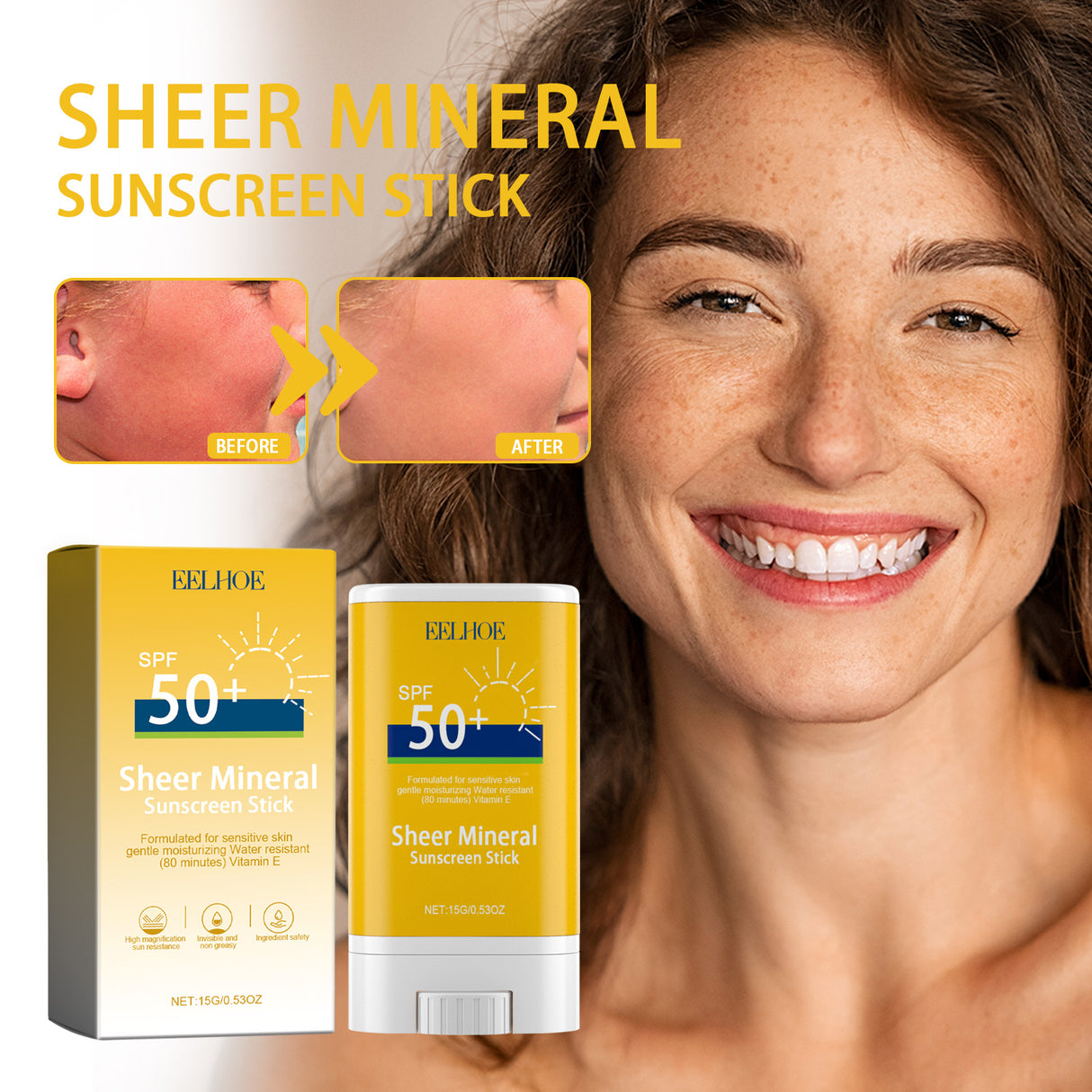 Beauty And Moisturizing Stick, UV Isolation Outdoor Protection Skin Whitening Fresh And Not Greasy - V.I.P Digital Presence